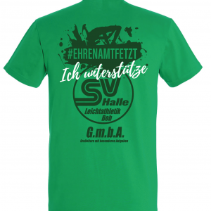 SV HALLE Leichtathletik/Bob | #Ehrenamtfetzt G.m.b.A. | T-Shirt | grün