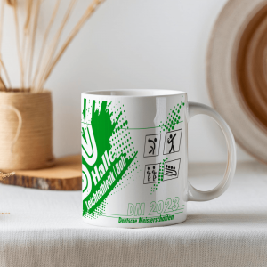 SV HALLE Leichtathletik/Bob DM 2023 | Tasse | weiß