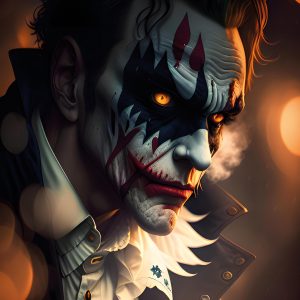 LED Wandbild Joker