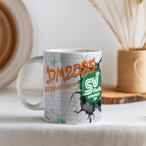 SV HALLE Leichtathletik/Bob | DM 2025 | Tasse | weiß